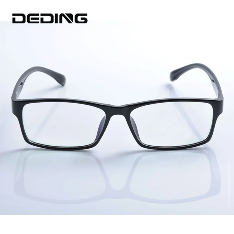 DeDing Men Super Large Wide Oversized Full Frame Rectangular Clear Lens Glasses Size6018148mm anteojos de hombres DD1100 241213