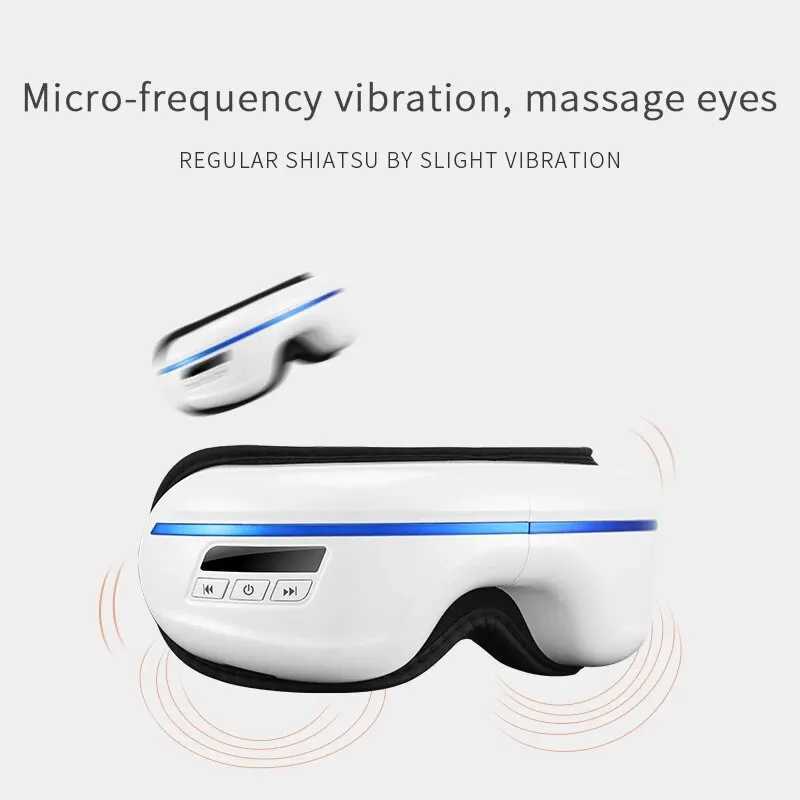Adult eye music thermal compression massager airbag vibration press 5 modes 180 folding relaxing eye muscles and relieving fatigue W241213