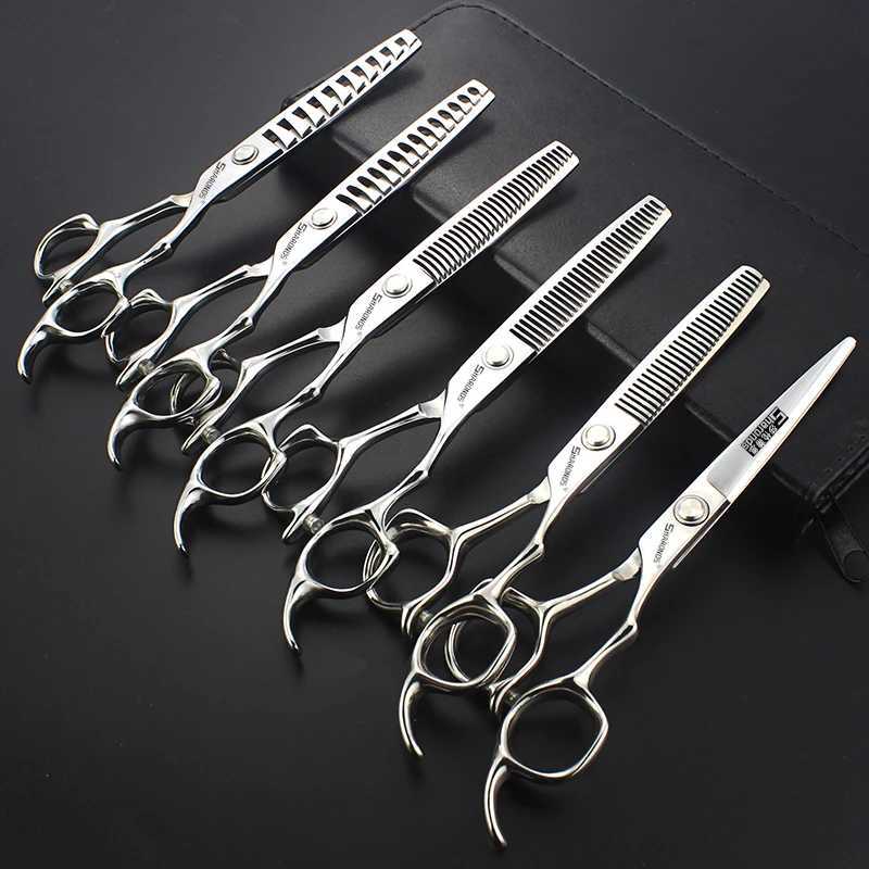 New Arrival Exclusive scissors for hair salon hairstylists genuine 6/6.5-inch flat tooth scissors professional hairdressing tool set. Z241213