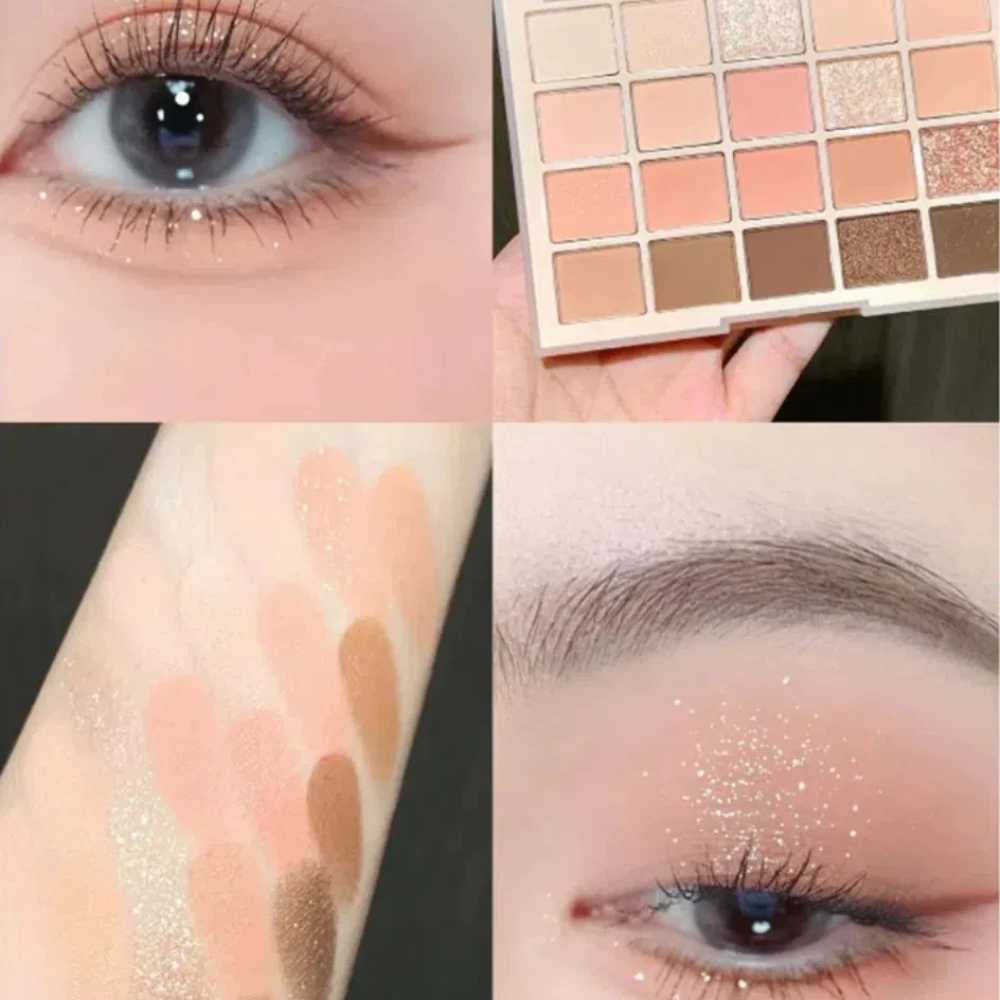 20 color Korean low saturation eye shadow palette purple matte pearl durable waterproof glitter eye shadow eye shadow makeup W241213