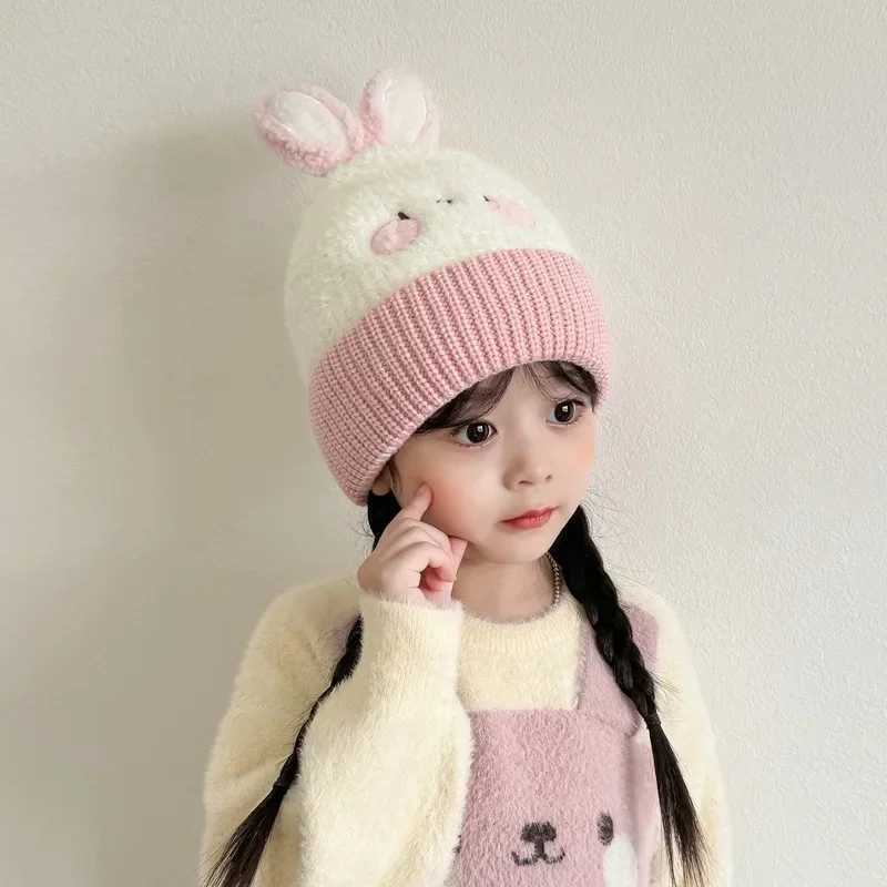 Baby Hats for Winter Kids Hat with Cotton Lining Fleece Hats Girls and Boys Cotton Ear Protection Hat Warm Caps for Cold WeatherXJ241213