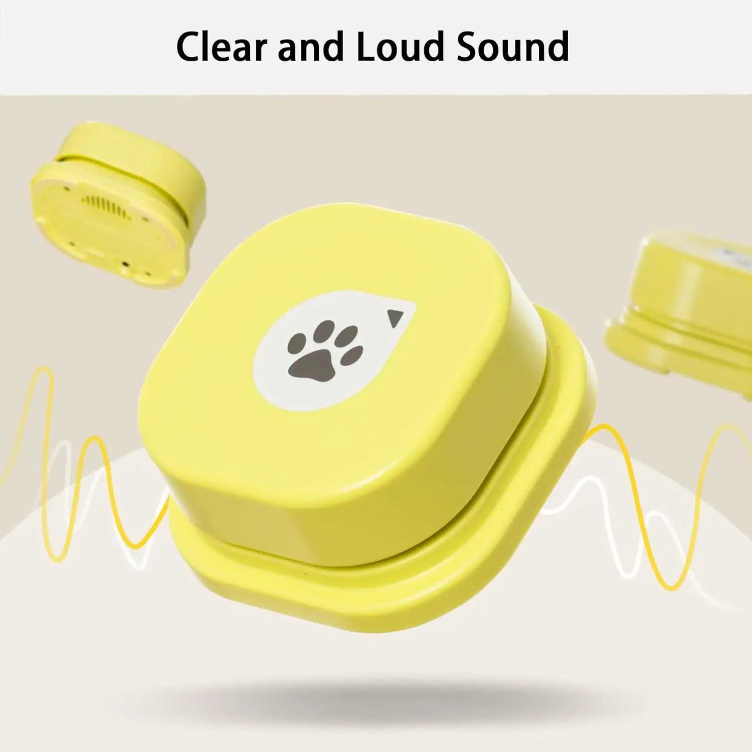 Mewoofun voice recording button pet toy dog button used for communication pet training buzzer for recording calls button with pad X241213