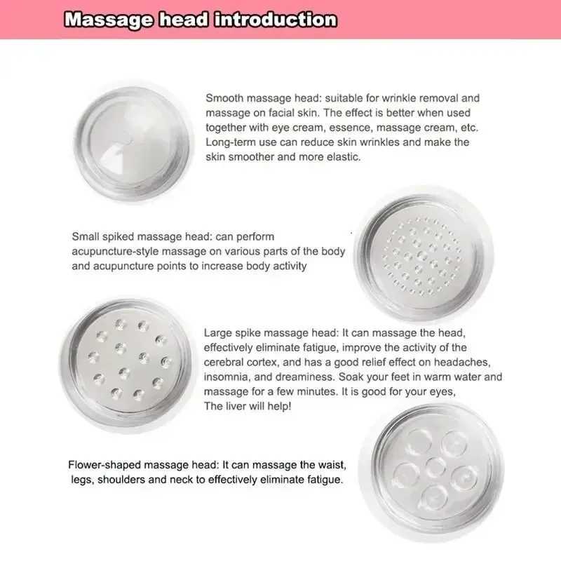 4 in 1 Electric Facial Massager Micro Vibration Eye Beauty Instrument for Relax Eye Dark Circles Eye Bags Wrinkles Puffiness W241213