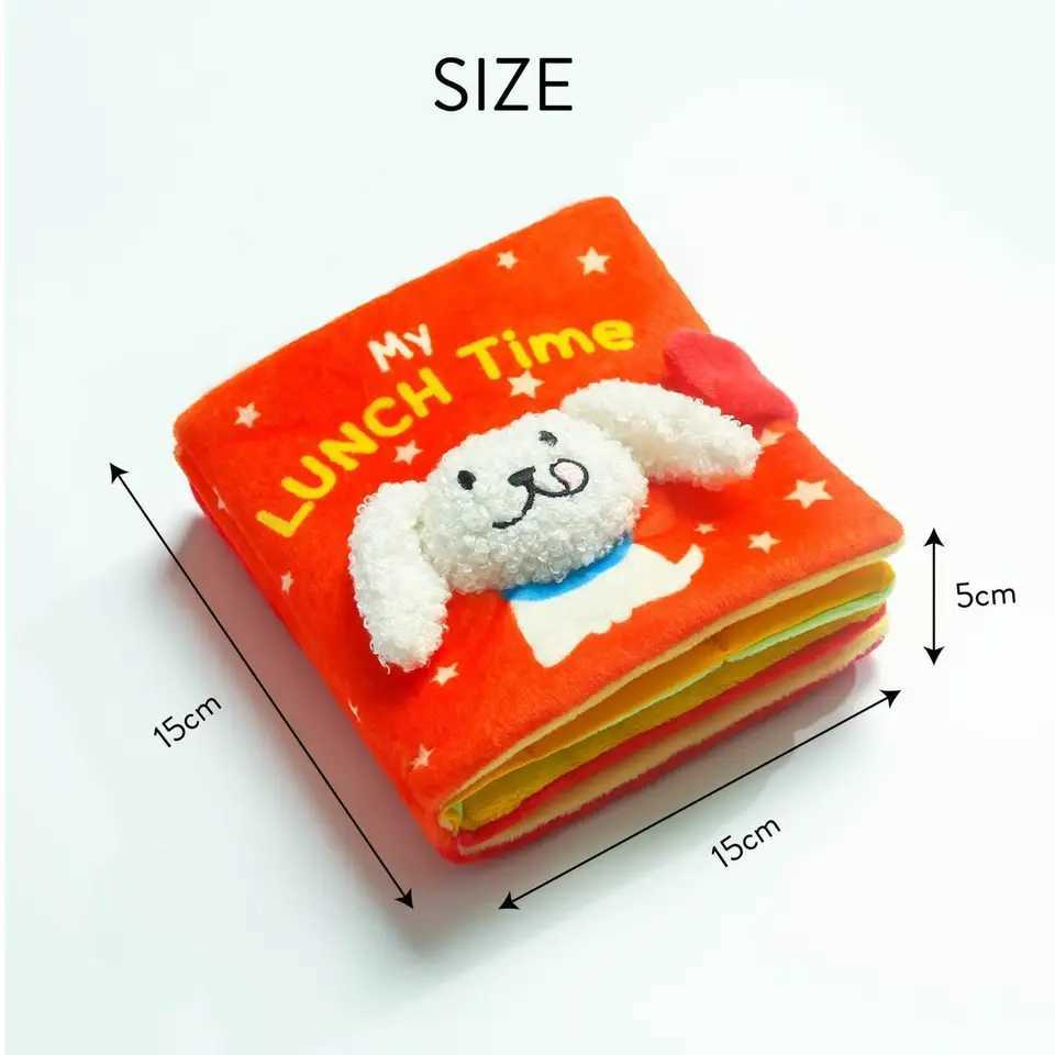 Cats and DogsDog Snuffle Mat Book Pet Feeding Mats Puppy Sniffing Pad Interactive Puzzle Toys for Pets X241213