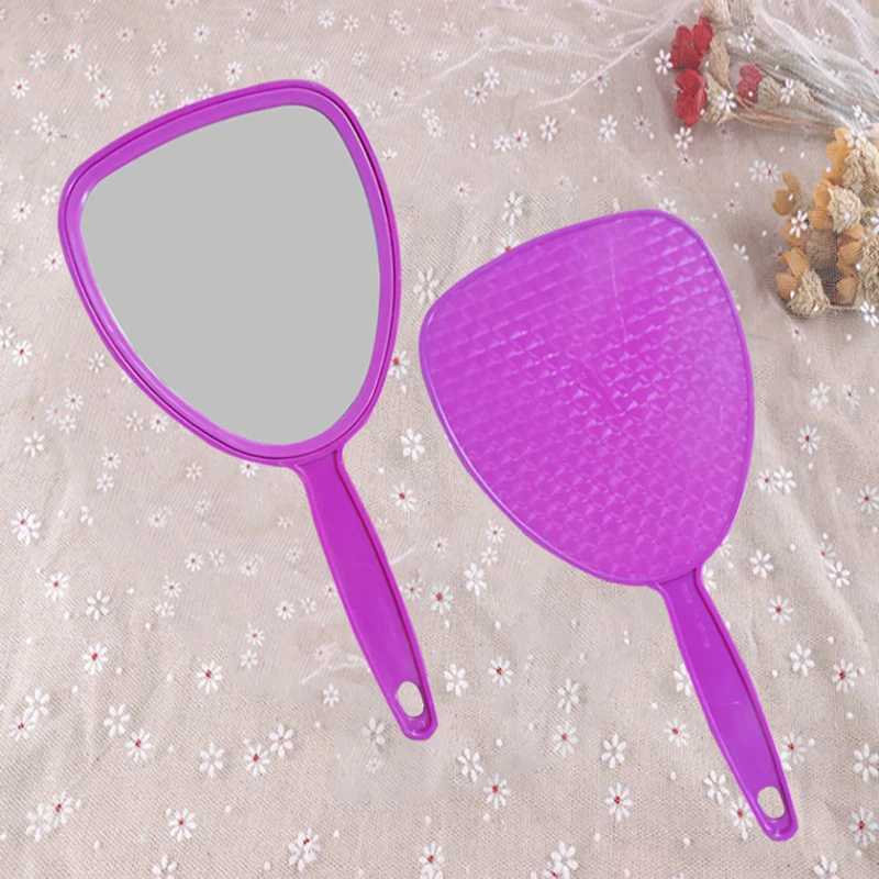 Basic Solutions Hand Mirrors With Plastic Handle Version of The Cartoon Makeup Mini Portable Handheld Mirror Single Girl CuteXJ241213