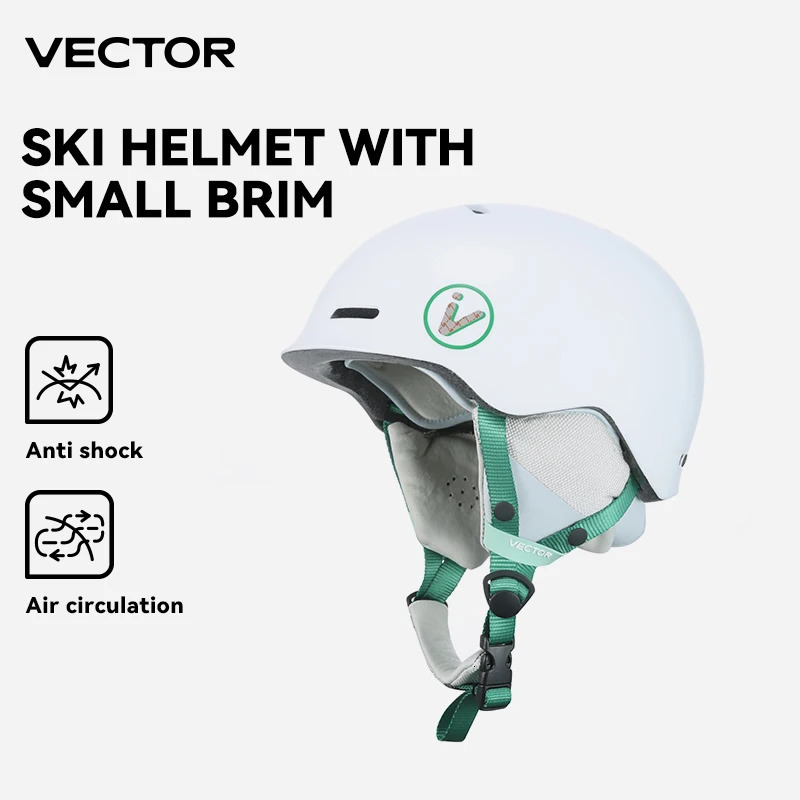 VECTOR Ski Helmet Safety IntegrallyMolded Snowboard Motorcycle RemovableSkiing Snow Husband Men Women Child Kids 241203