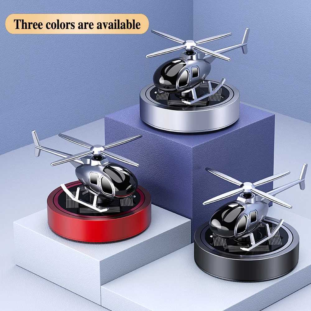 Car Air ener Solar Heliter Modeling Automobile Perfume Car Interior Accessories Propeller Rotating Auto Perfume DiffuserXJ241213