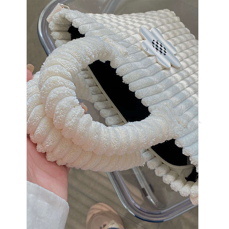 Vegetable Basket Women's Korean Edition Winter Corduroy Cute Handbag Mini Plush Diagonal Straddle Bag Trendy