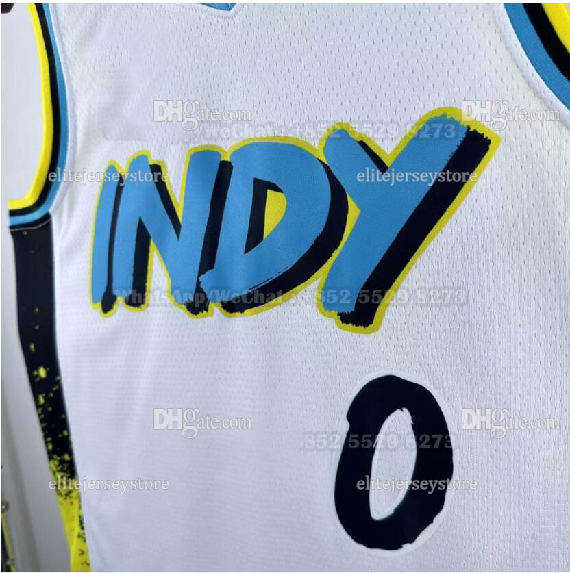 Personalized Custom Basketball Jersey Tyrese Haliburton Bradley Furphy Mathurin Toppin Turner Women Youth Embroidered Letter Number Design Polyester