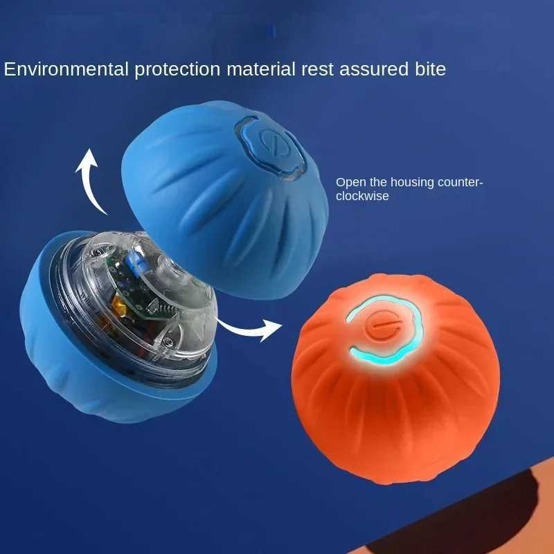 Active Rolling Ball Toy Intelligent Dog Toy Ball Charging Automatic Electronic Interactive Training Puzzle Supplies Pet Products X241213