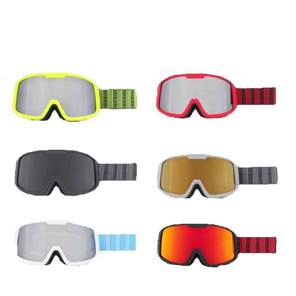 New Multi frame Color Mountaineering Glasses with Double Layer Anti fog Outdoor Clear Windproof Ski Goggles for Men and Women