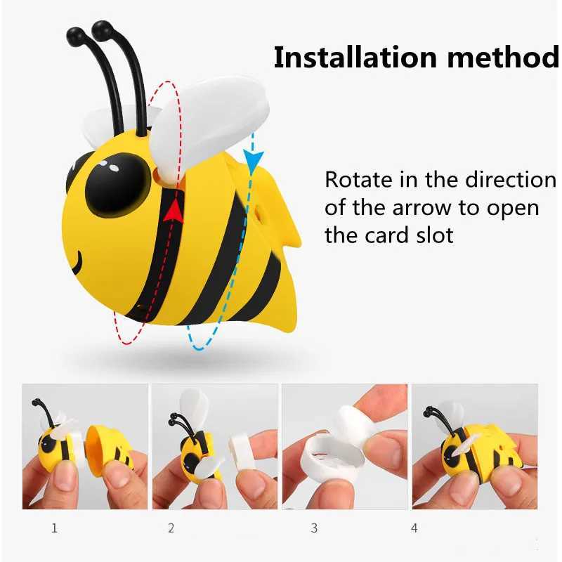 Car Air ener Cute Little Bee Auto Perfume Diffuser Air Vent Clip Styling Cartoon Bee Decoration Parfum Interior AccessoriesXJ241213