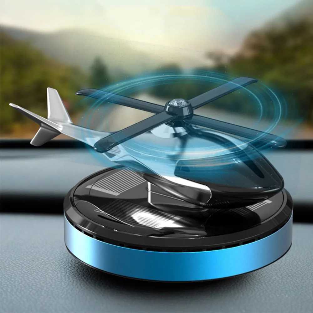 Solar Power Heliter Air Cystal Solar Energy Plane Diffuser Spinning Heliter Perfume Car Dashboard AromaXJ241213