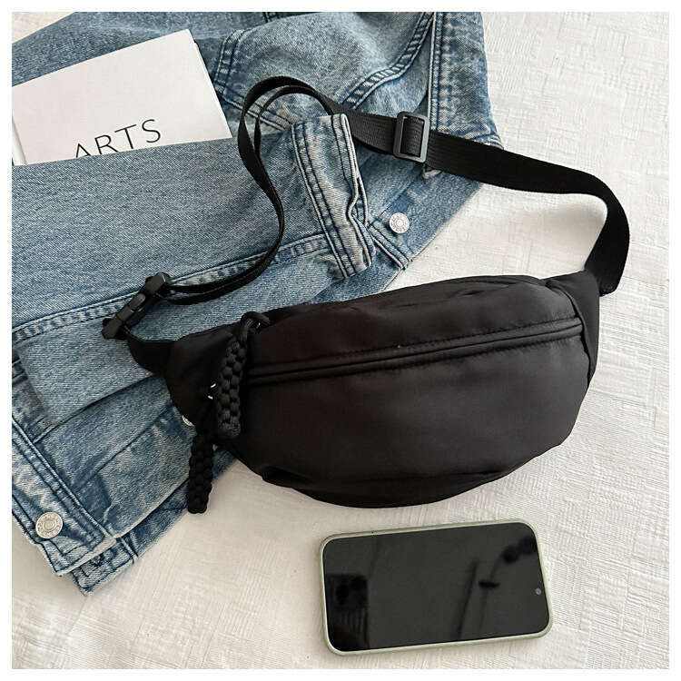 Waist Chest New Crossbody Korean Version, And Simple Nylon Fabric Dumpg Shoulder Bag, Foreign Trade, Fashionable Quality, Classic