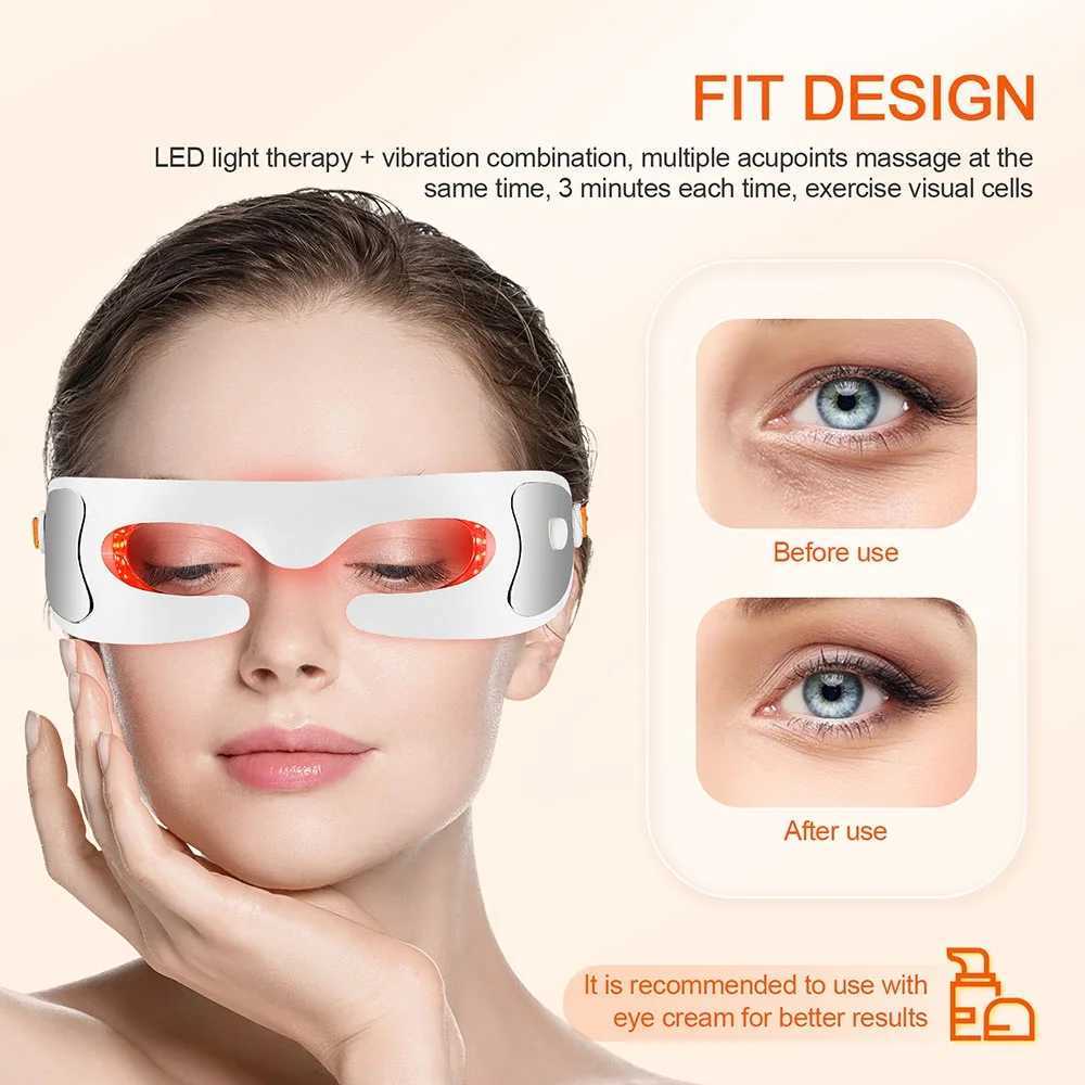 Anti aging eye massager LED photon therapy relaxation and fatigue relief light and dark circles smooth and fine line beauty eye care W241213
