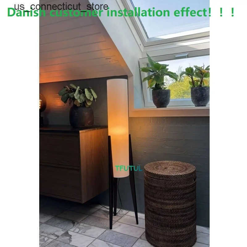 Floor Lamps Vintage Walnut Living Room Led Floor Lamps Bedroom Bedside Lamp Ambient Light Sofa Side Study Reading Lights Home Decoration L240910