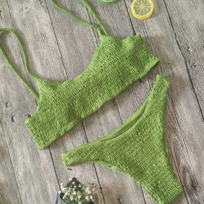 New Hot Sa Sexy Women Push-up Padded Bra Bikini Set Pated Swimsuit Swimwear Swimming Beach Bathing Costume Bikini SetXJ241212