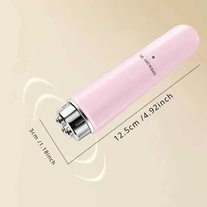4 Mini Massage Pens Electric Eye Massager Face Body Massager Essence Introducer Beauty Massager White Pink W241213