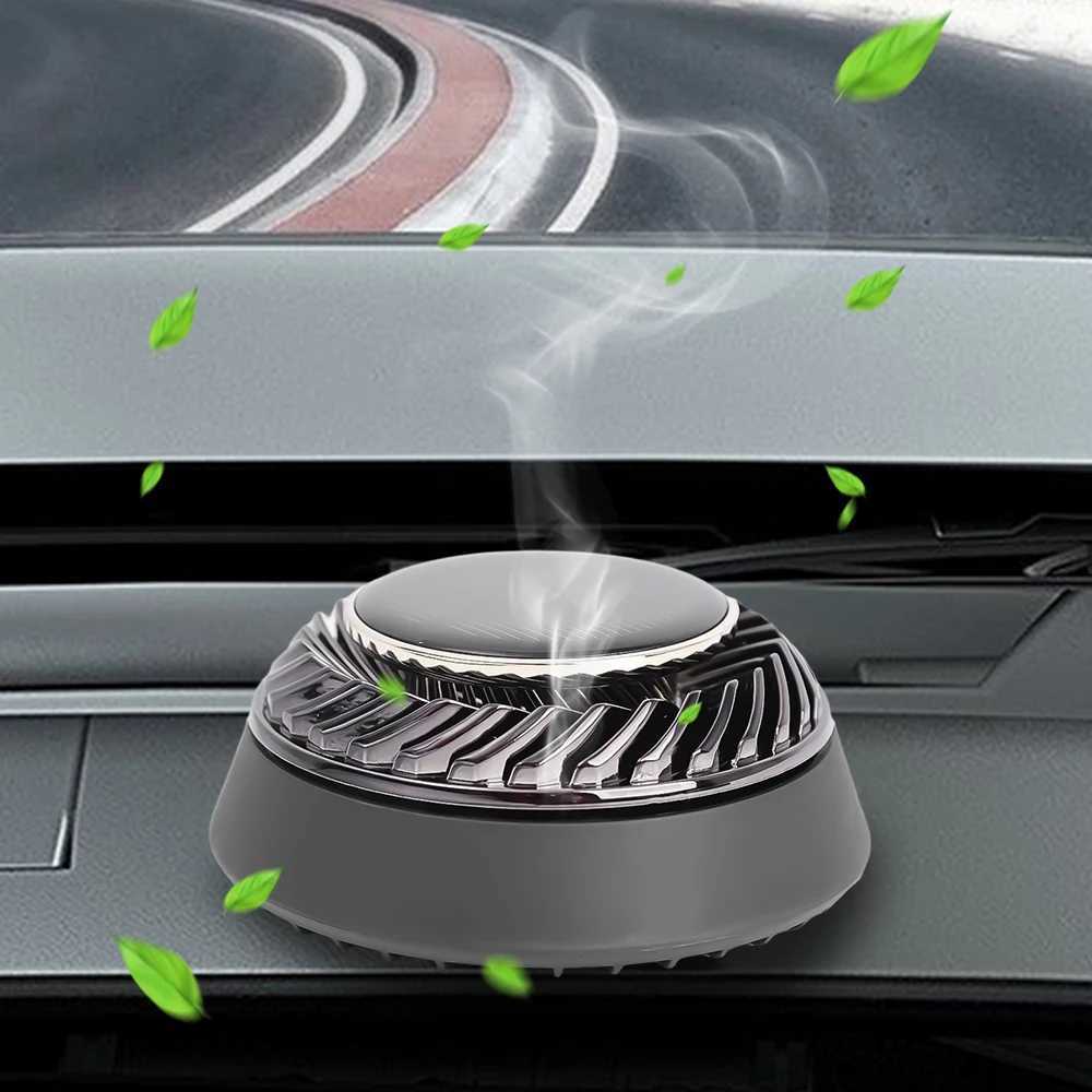 Car Solar Rotating Aroma Diffuser Auto Ornament Cars Air ener Deodorizer Autos Interior Decoration Automotive AccessoriesXJ241213