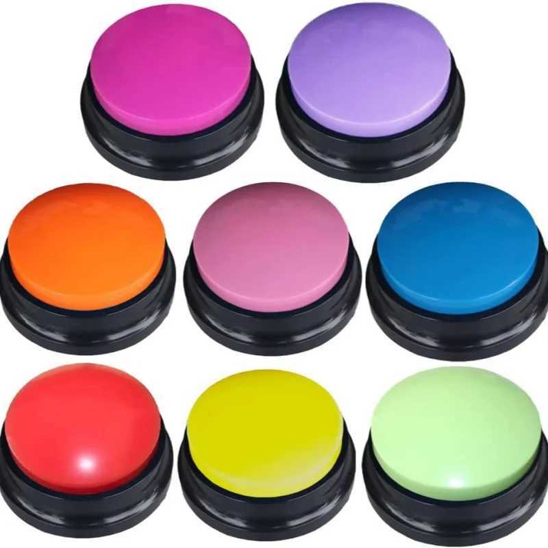 Interesting dogs can record pet toys travel talking pets launcher pet talk button portable and cute pet supplies dog communication X241213