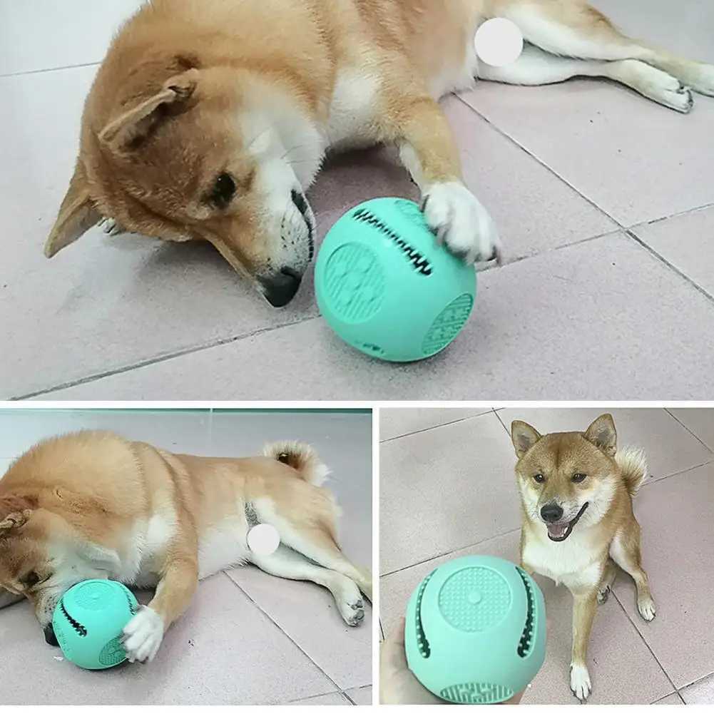 Odorless Dog Toy Ball Dog Food Ball Dog Food Toys Teeth Ball Slow Feeder Dispenser Mental Stimulation Puzzle Toy for Medium Dogs X241213