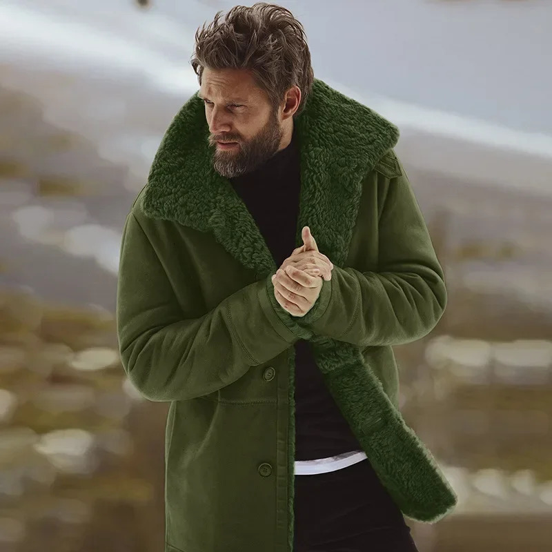 Mens Spring and Winter Fashion Casual Jacket Warm Coat 241213