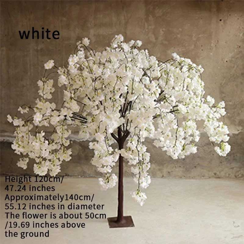 Christmas Artificial Cherry Blossom Tree Plant Artificial Flower Tree Hotel Christmas Wedding Decoration Home Living Room PXJ241212