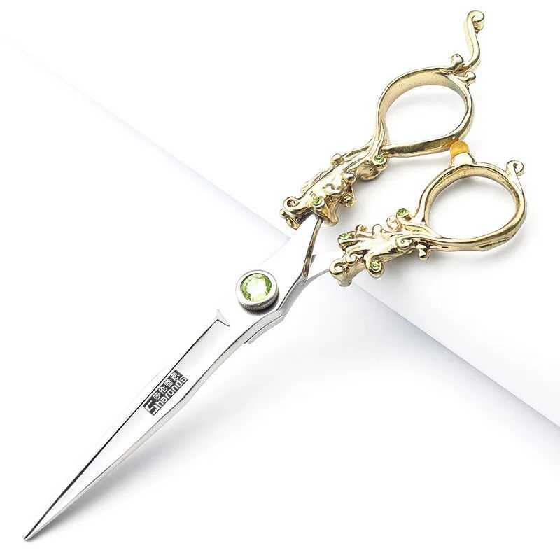 New Arrival 6-inch professional hair clipper set barbers special thin dental clipper hair salon hair cutting tools retro style Z241213