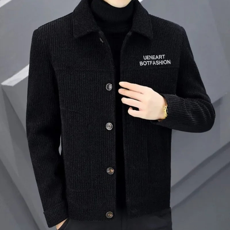 Man Coat Spring Autumn Slim Fit Wool Blends Jacket for Men Original s Fast Delvery Stylish y ner Y2k Aesthetic 241213