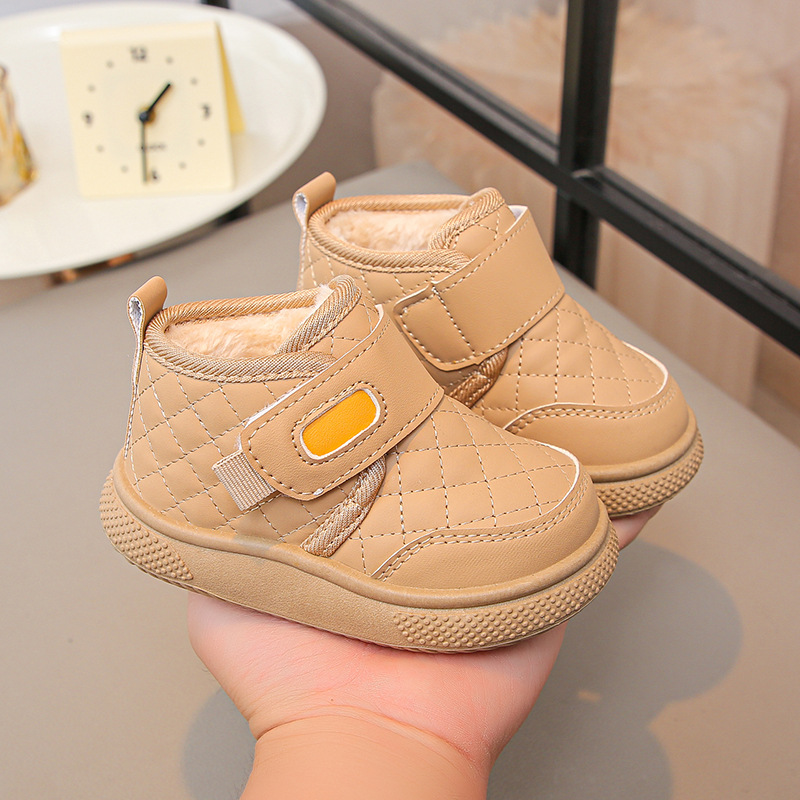 Waterproof Kids Girls Boys Snow Boots Children Outdoor Boots Kids Warm Plush Shoes Cutefeet Soft-soled Non-slip Infant Toddler Shoes Size 21 - 30