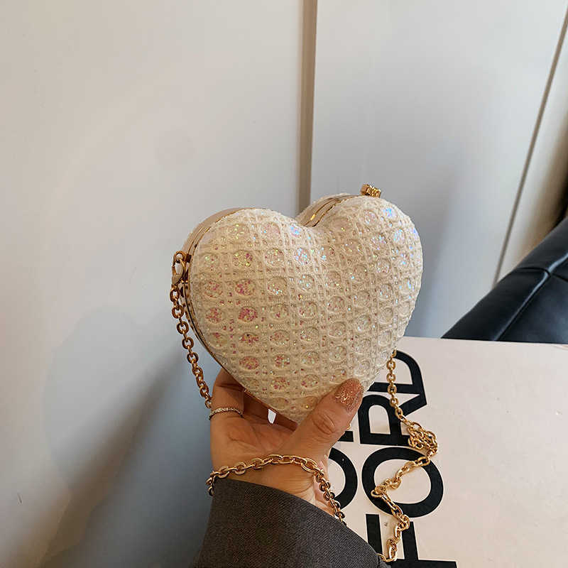Fairy handbag summer new Fashion diamond studded western shoulder bag crossbody love dinner bag