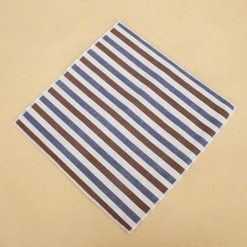 Mens Retro Pocket Square Mens Striped Chest Towel Hanky Gentleman Hanky Mens Set Handheld Chief Pocket Towel W241213