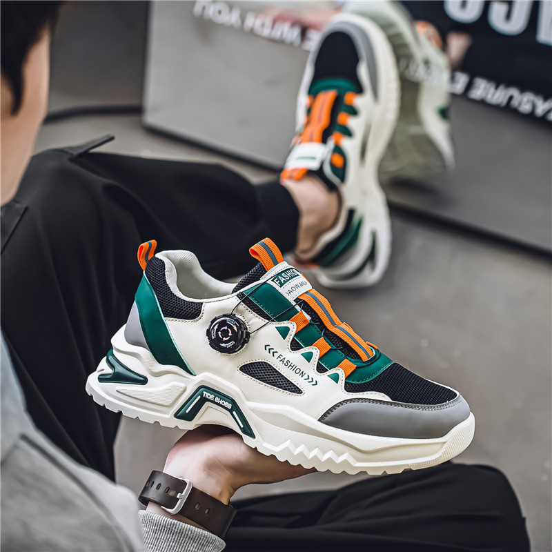 buckle trendy casual sports casual comfortable lightweight walking shoes soft soled non slip outdoor running shoes student sneakers size 39-44