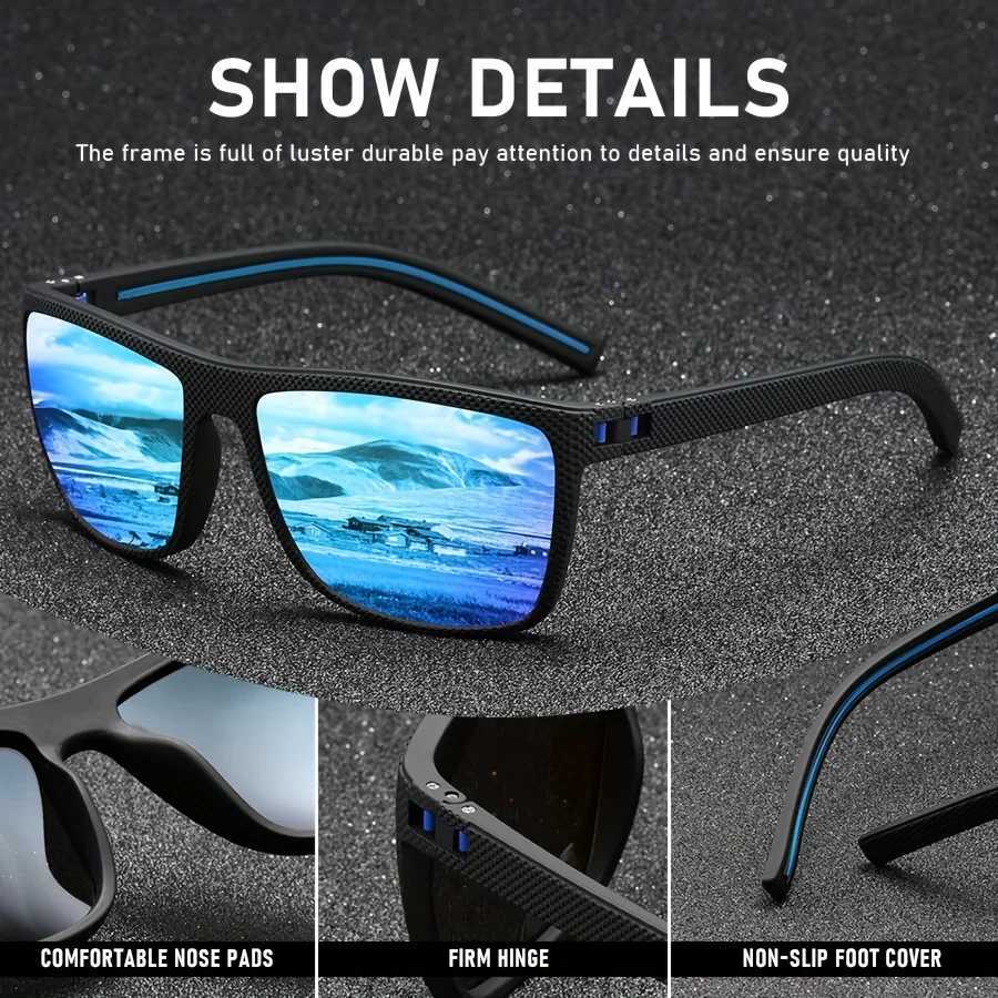 Sunglasses Men Polarized Women UV400 Sun Glasses Fishing Goggles Outdoor Sport EyewearX241213