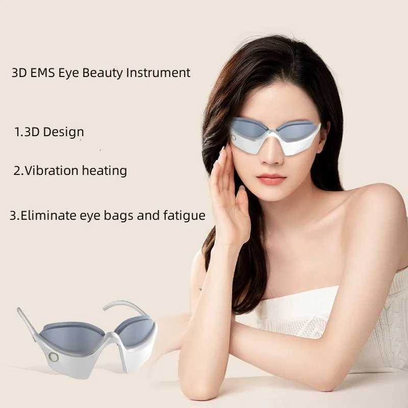 3D EMS Eye Beauty Instrument Micro-Current Pulse Eye Relax Reduce Wrinkles and Dark Circle Remove Eye Bags Massager Beauty Tool W241213