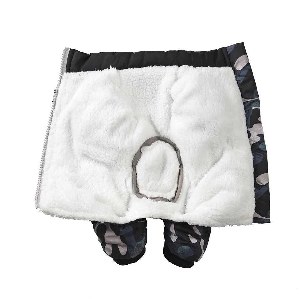 Pet dog clothing suitable for small dogs cats winter warm wool thick coats puppies windproof camouflage jumpsuit Yorkshire jacket outerwear Y241212