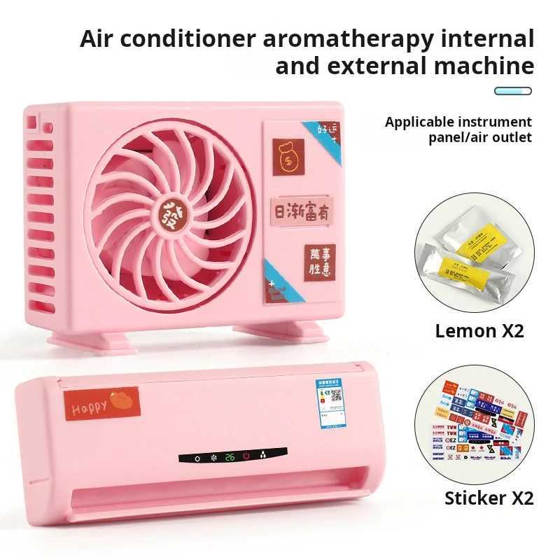 1 Set Mini Air Conditioning Solar Car Air ener Creative Gifts Car Air Vent Perfume Diffuser Clip Solar Fragrance DecorativeXJ241213