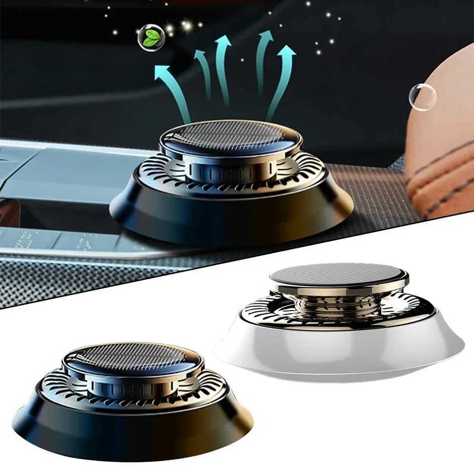 Car Air Solar Creative Rotation Perfume Diffuser Small Lasting Fragrance ABS Car Defroster Diffuser For Essential Oil Car Air SoXJ241213