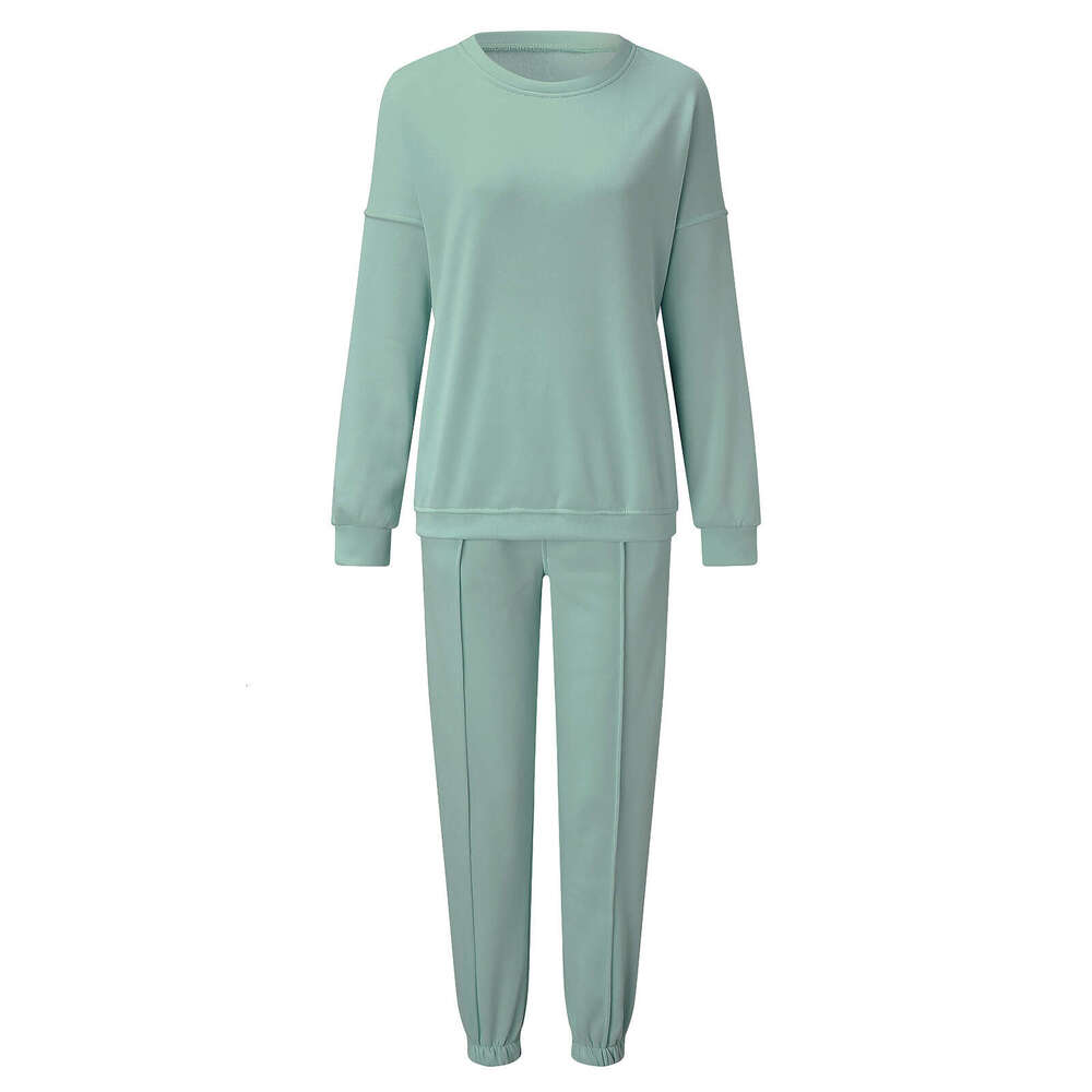 New European American Women's Loose Sports Hoodie Two-Piece Set, Trendy Clothing, Fashionable And Casual Temperament