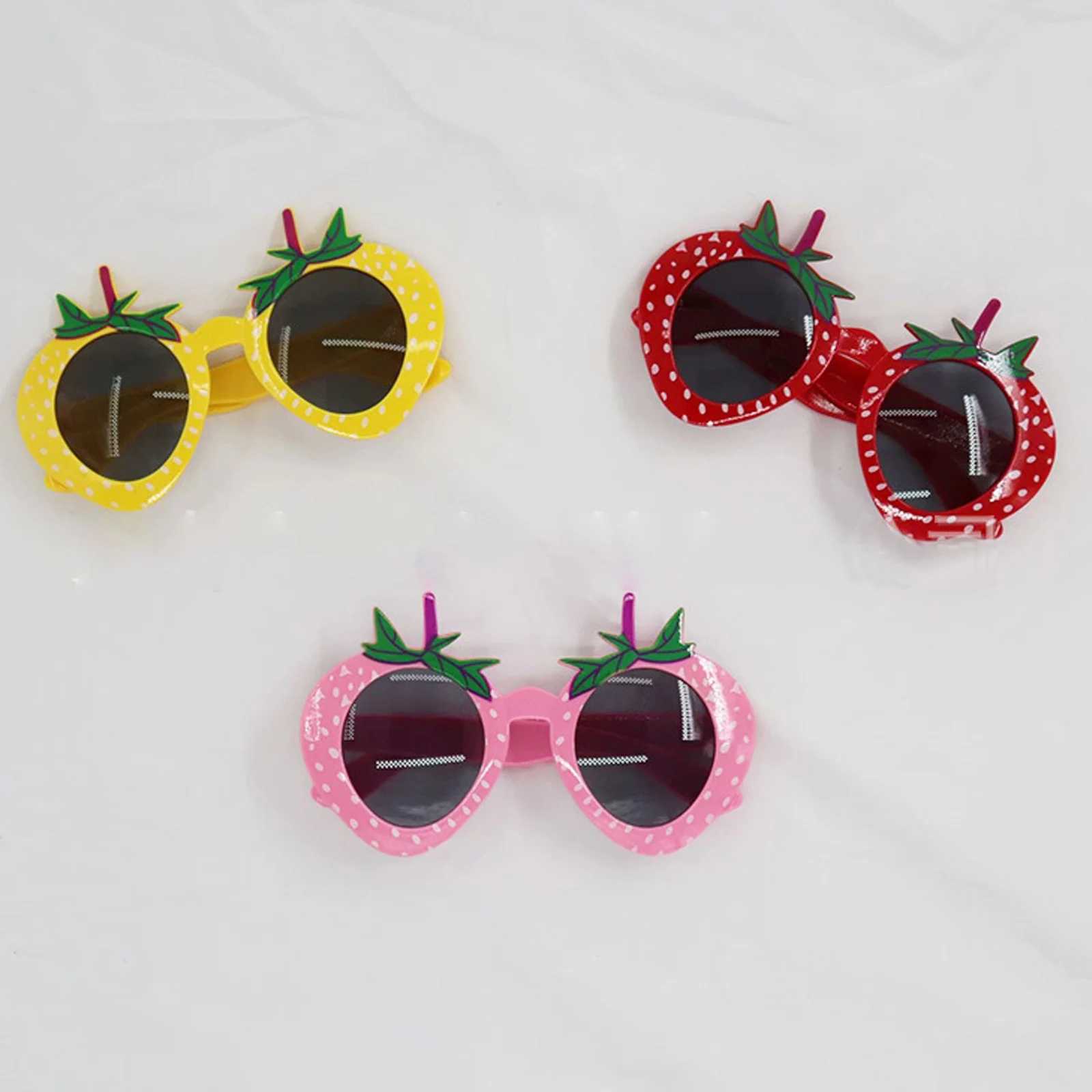 Sunglasses Strawberry Party Glasses Picnic Party Sunglasses Photo Decorations Funny Birthday Summer Party Prop Adult Kids Cute Dress Up Toy H241213