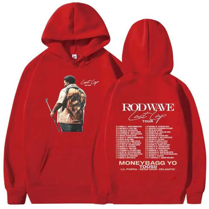 Singer Rod Wave Last Lap Tour 2024 Hoodie Mens Fashion Harajuku Oversized Sweatshirt Hip Hop Vintage Hooded Pullover Streetwear W241213