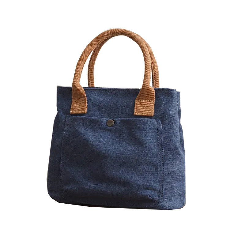 Zipper Style Hot Selling Japan Lotte High-End Bento Sail Handbag Canvas Women's Bag