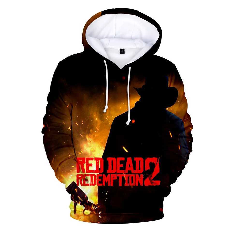 Popular Games Red Dead Redemption 2 Hoodie 3D Print Mens Streetwear Clothing Fashion Plus Size Kid Hooded Sweatshirt unisex Tops W241213