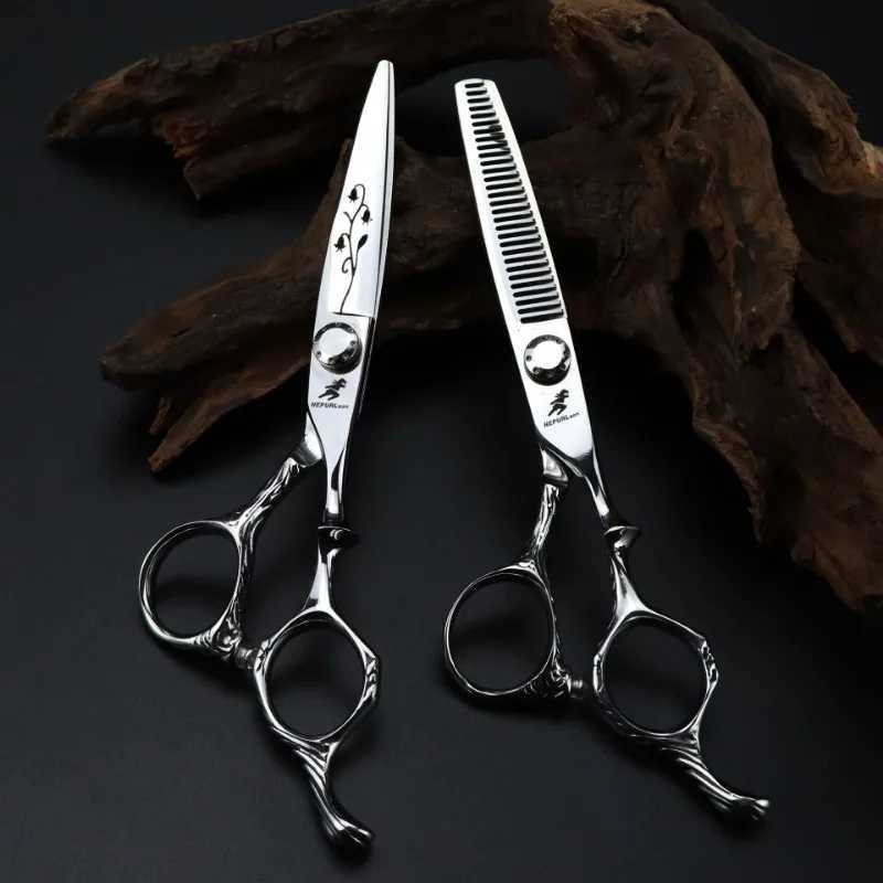 New Arrival Professional JP 440c steel 6-inch hollow hair clipper dragon hair clipper thin hair cutting tool hair clipper Z241213