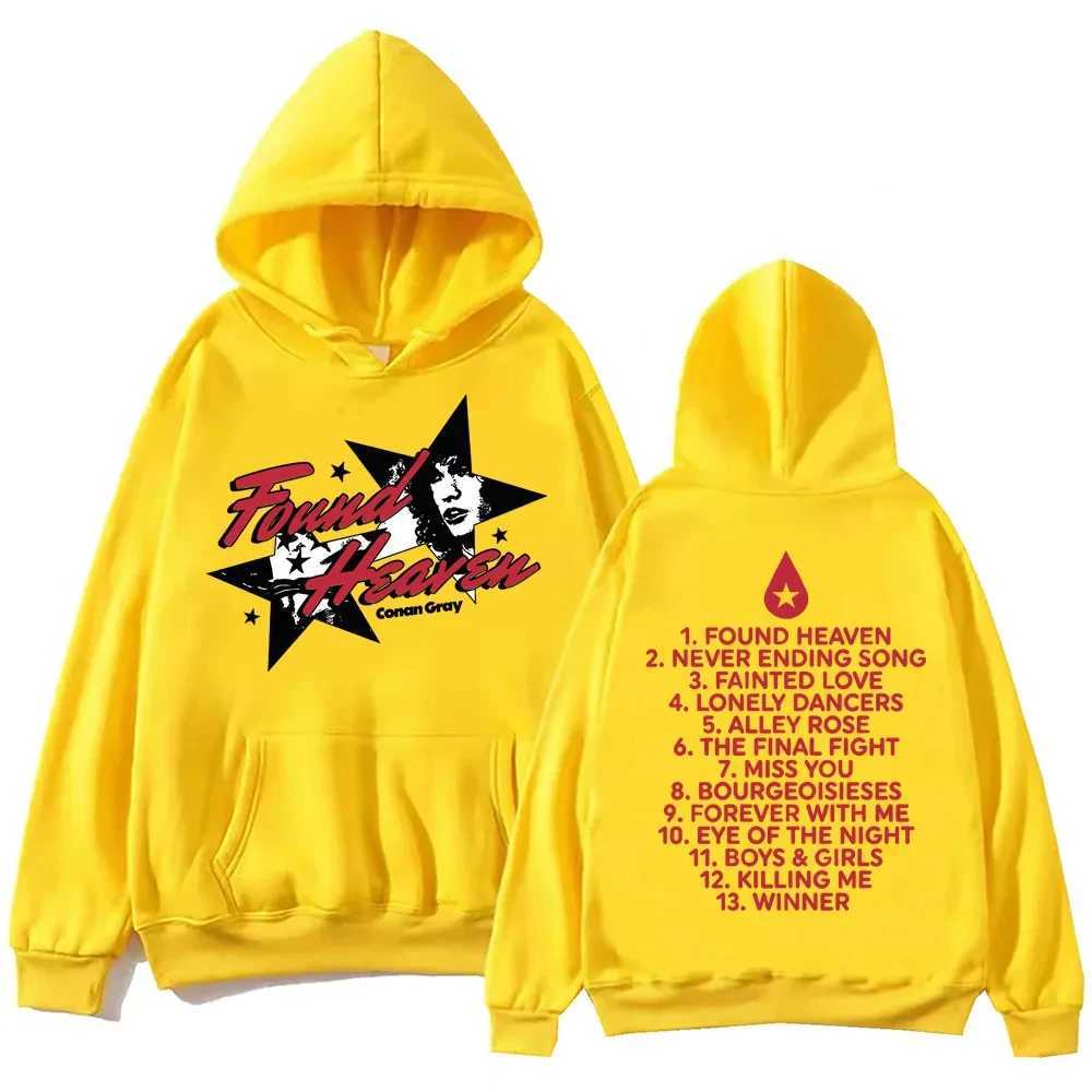Konan Gray discovered the Heaven Hoodie Harajuku Hip Hop Flip Pop Music Sportswear Fan Gift for Men and Women Casual W241213
