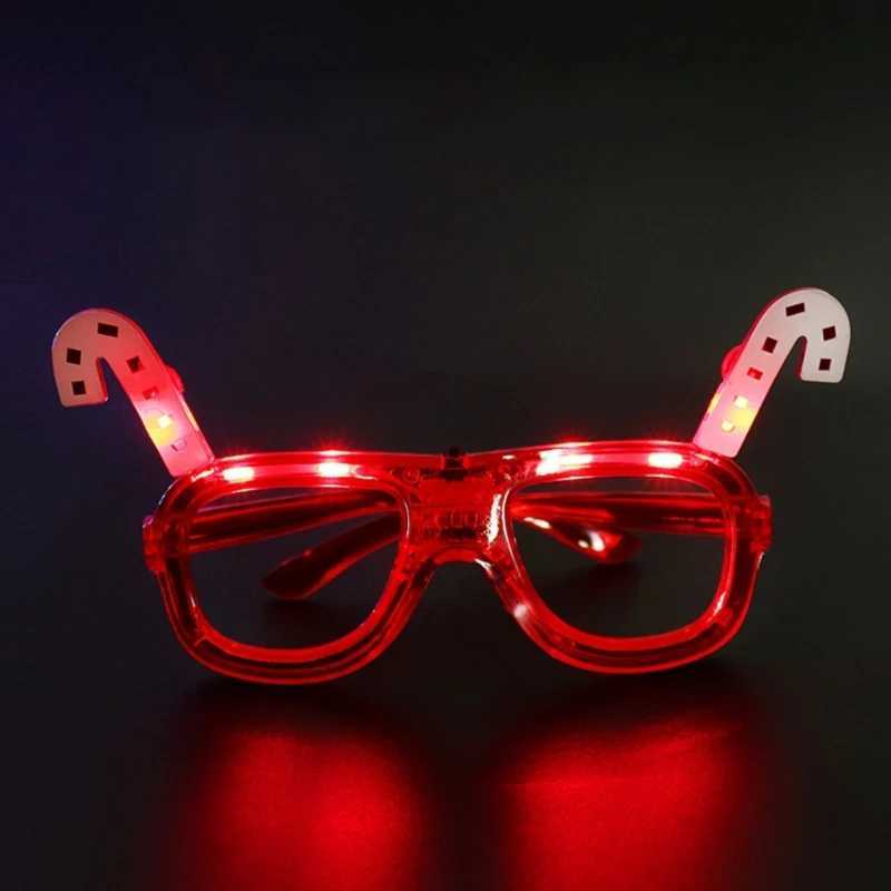 Sunglasses Christmas Party Glasses Props Eyewear Christmas NewYear Party Celebration Sunglasses Decoration Adult Kid LED Eyeglasses H241213