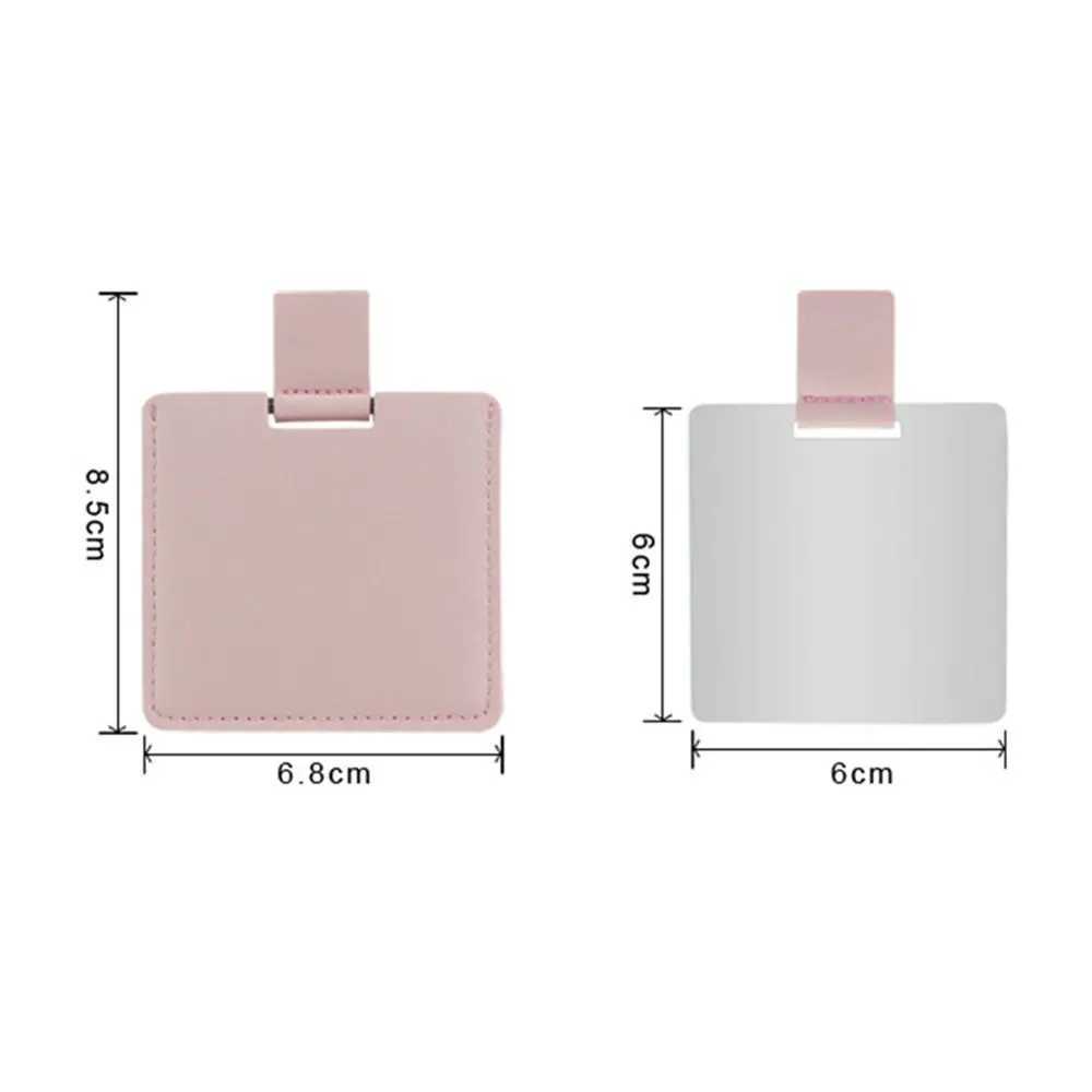 Drop Resistant Women Girls No Broken Beauty Makeup Mirror Compact Pocket Mirror Stainless Steel Mirror Cosmetic MirrorXJ241213