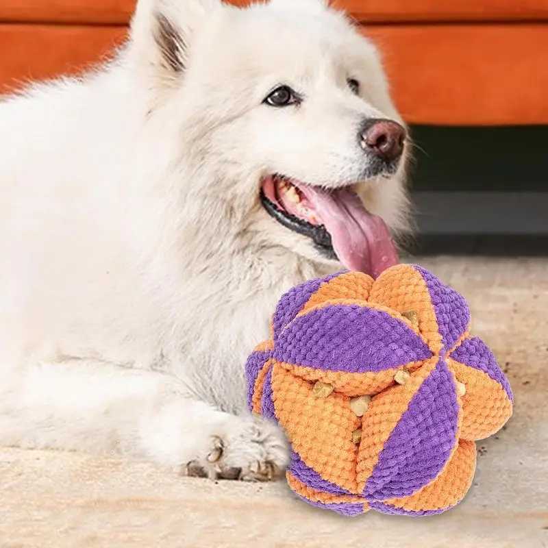 Dog sniffing toy sniffing interactive therapy ball dog puzzle toy biting corrosion-resistant toy slow feeder therapy ball X241213