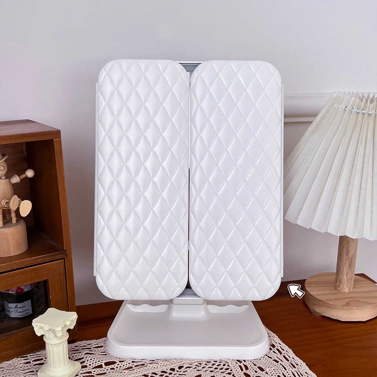 Trifold Makeup Mirror LED Lights Dorm Dressing Mirror Beauty Light up your fill light with Smart Complementary Makeup Mirror TriXJ241213