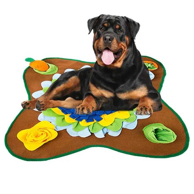 Pet dog snuff pad olfactory training olfactory pad dog puzzle toy slow feeding bowl food dispenser carpet washable dog Met X241213